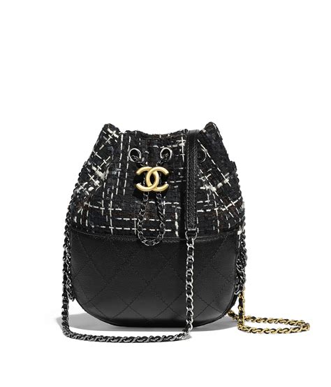 black chanel gabrielle bag|Chanel gabrielle tweed bag.